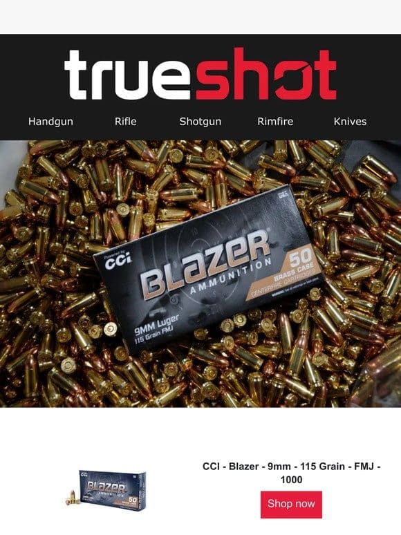 Reload Your Supply: Pistol and Shotgun Ammo Back in Stock Now!