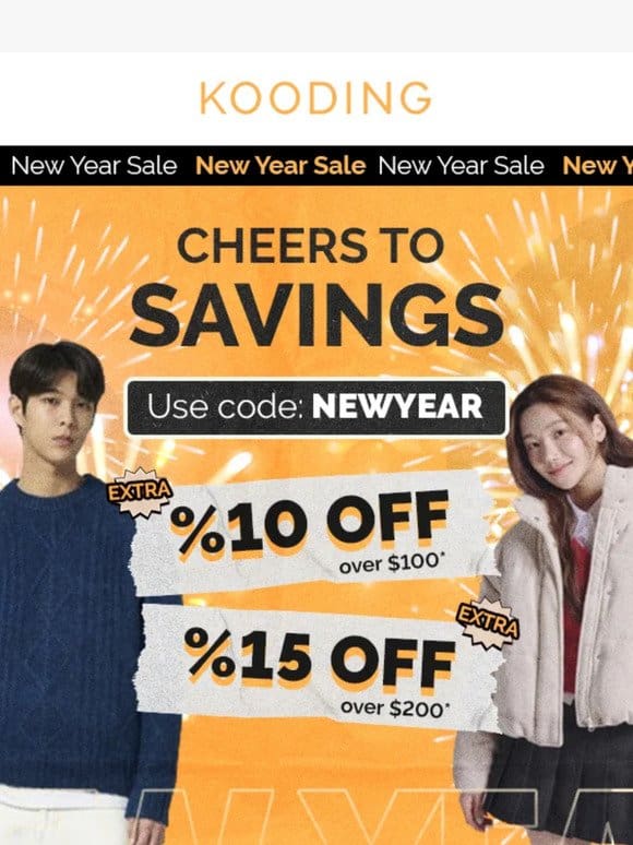 Reminder: New Years Sale is ON