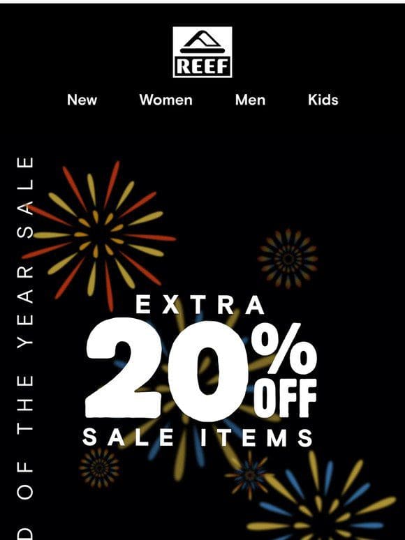 Reminder: Save an Extra 20% on Sale!
