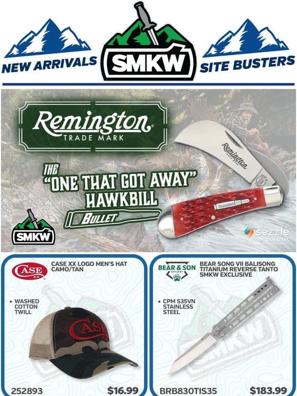Remington Hawkbill Bullet Knife Launching Today!