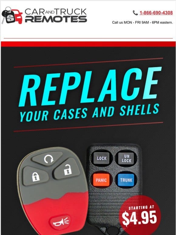 Replace Your Cases and Shells