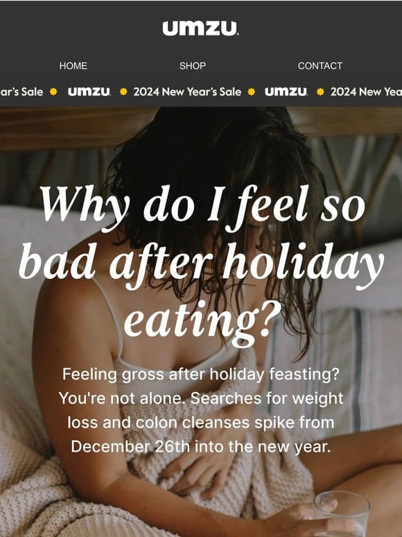 Research on why we feel the way we do after the holidays.