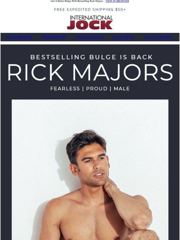 Rick Majors Bulge Collections Are Back