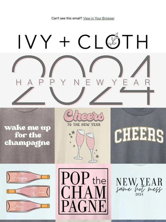 Ring in 2024 With These Cute Tees