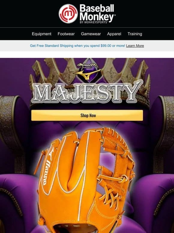 Rule the Field with “Majesty” – Mizuno’s Crown Back Masterpiece! ⚾