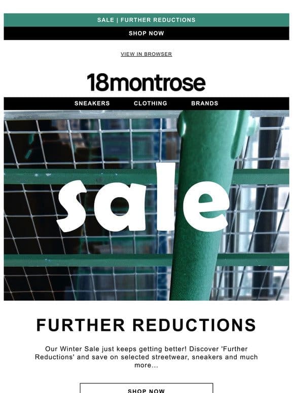 SALE | Further Reductions.