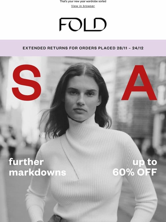 SALE | Now up to 60% off