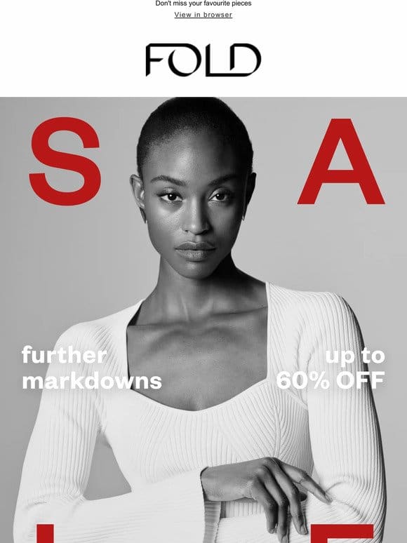 SALE continues – now up to 60% off