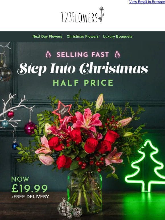 SELLING FAST! Christmas Bouquets Still Available!