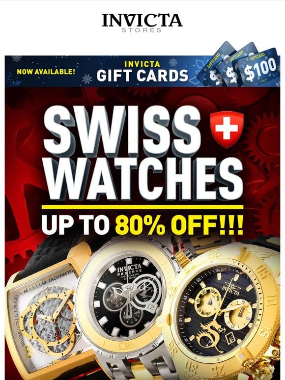 SWISS Watches⌚️ UP TO 80% OFF!