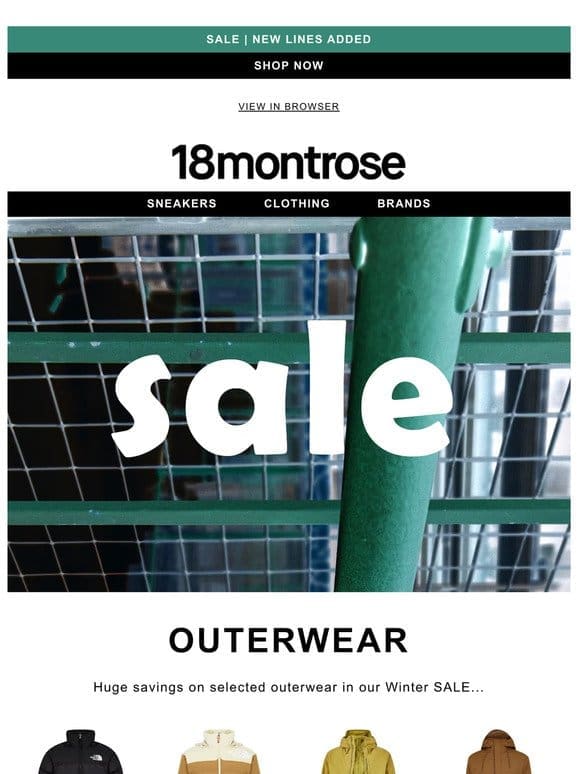 Sale | Outerwear.