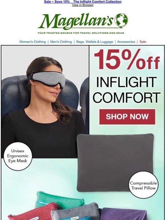 Save 15% ~ Make Flying a Pleasure This Summer ~ Click & See!