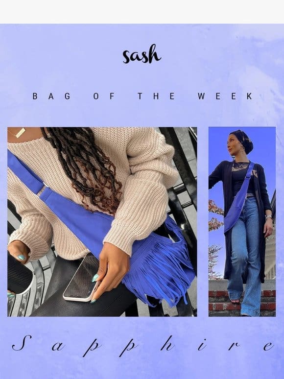 Save 20% on the Bag of the Week – Cool Blue of Sapphire!