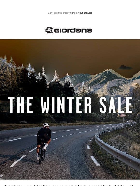 Save 25% in The Winter Sale