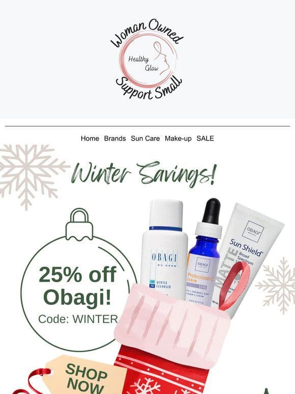 Save 25% off Obagi products!