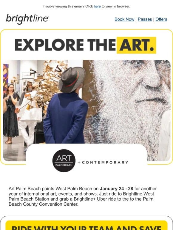 Save 25% on Art Palm Beach.