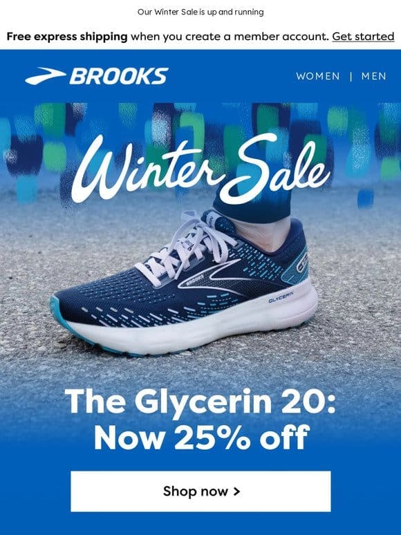 Save 25% on the Glycerin 20