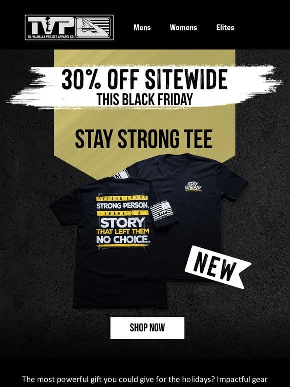 Save 30% off SITEWIDE this Black Friday!