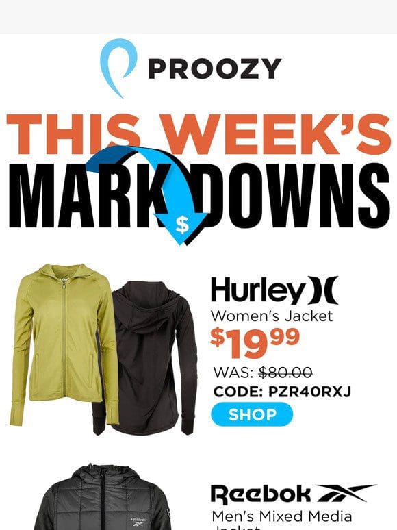 Save BIG on this week’s markdowns!