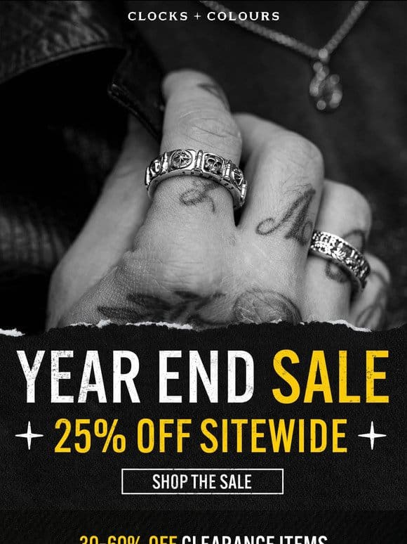 Save Even More during our Year End Sale