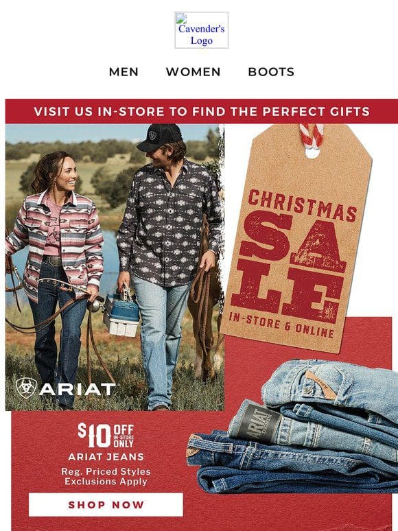 Save on Ariat This Christmas