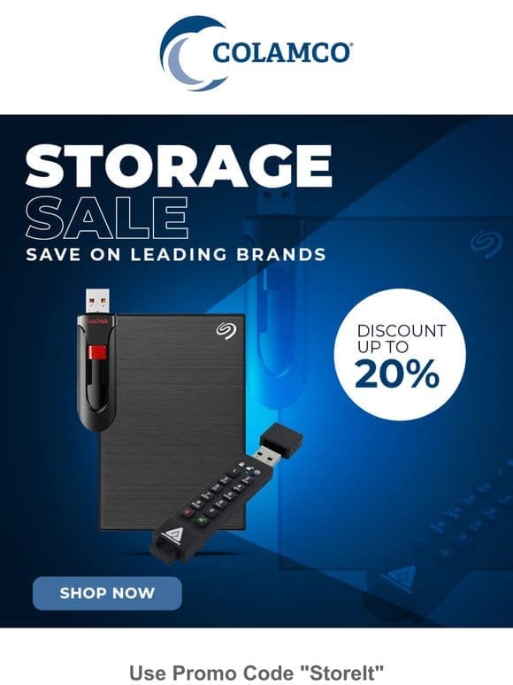 Save on Latest Storage Tech