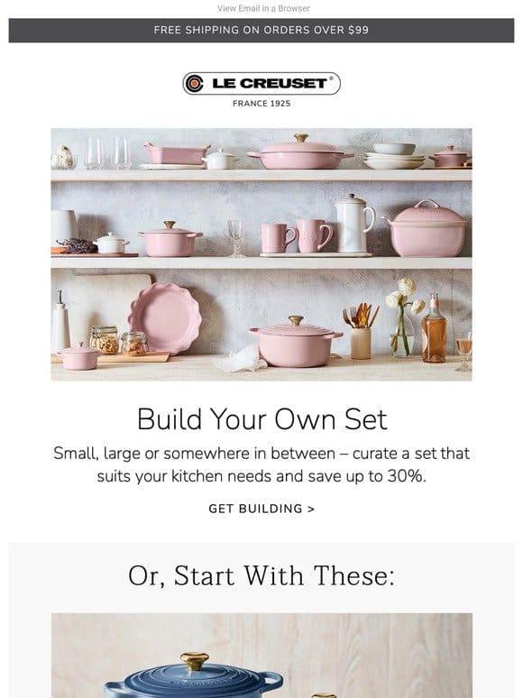 Save on Top-Quality Cookware Sets – Or Create Your Own Set