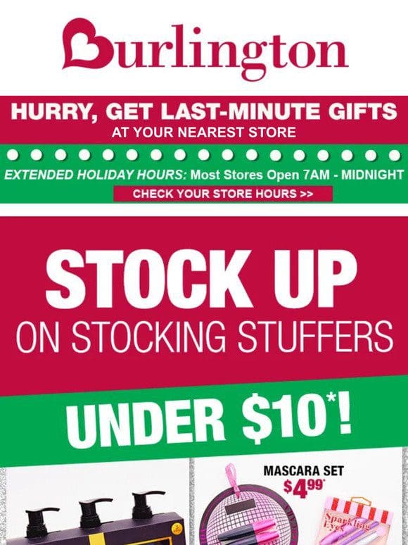 Save on stocking stuffers under $10