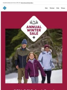 Save on winter gear for the whole family!