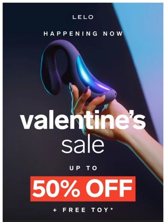 Save up to 50% for V- Day