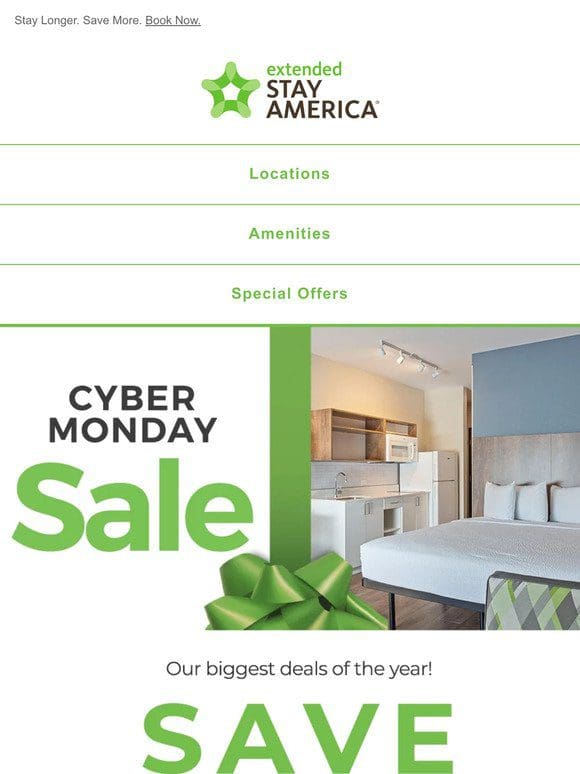 Save up to 60%* during our Cyber Monday Sale