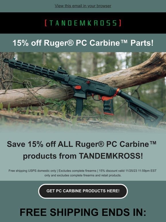 Savings for PC Carbine™!