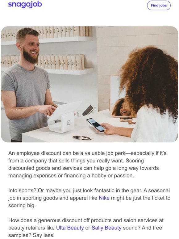 Score big on discounts with these employers
