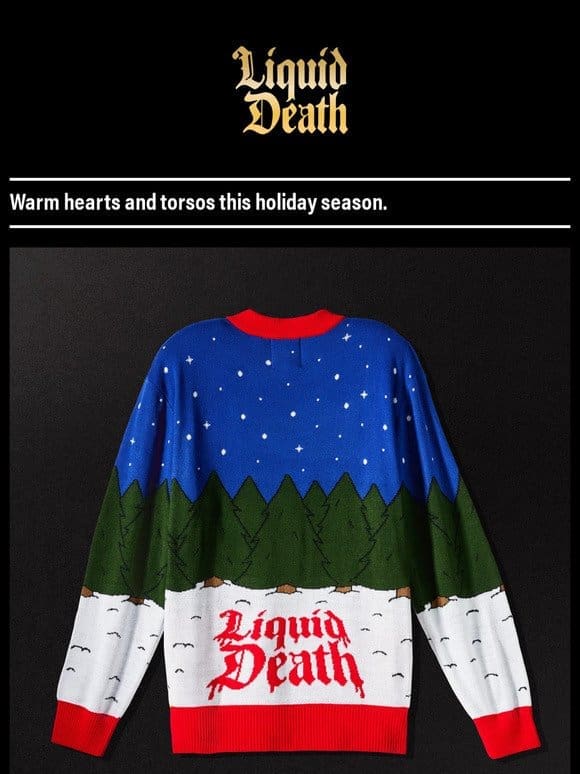 Season’s Bleedings Holiday Sweater