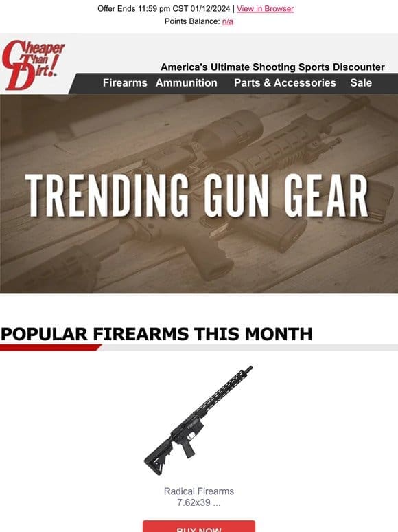 See What Gun Gear Is Starting to Trend for 2024