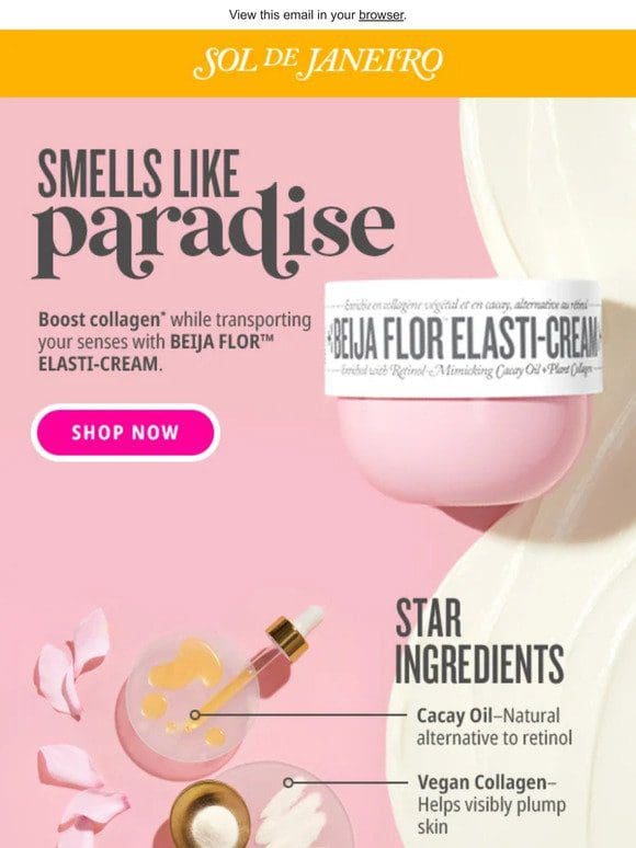 Serious results， vacay scent