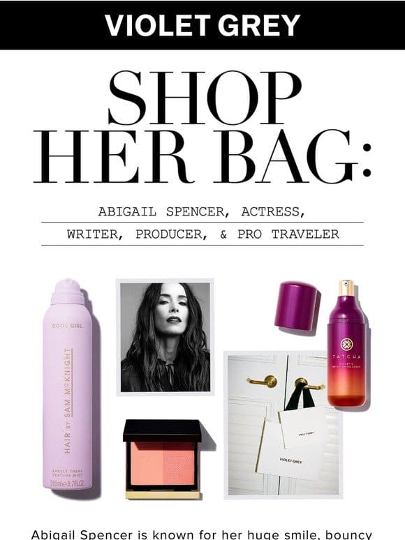 Shop Abigail Spencer’s Bag