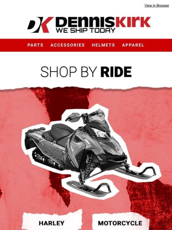 Shop By Your Ride!