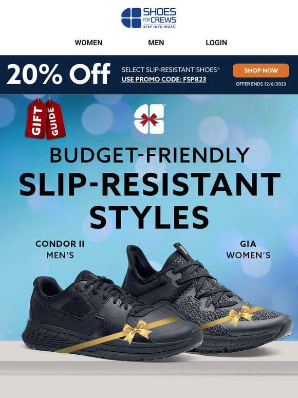 Shop Slip-Resistant Styles Under $70 + Last Day To Save an Extra 20%