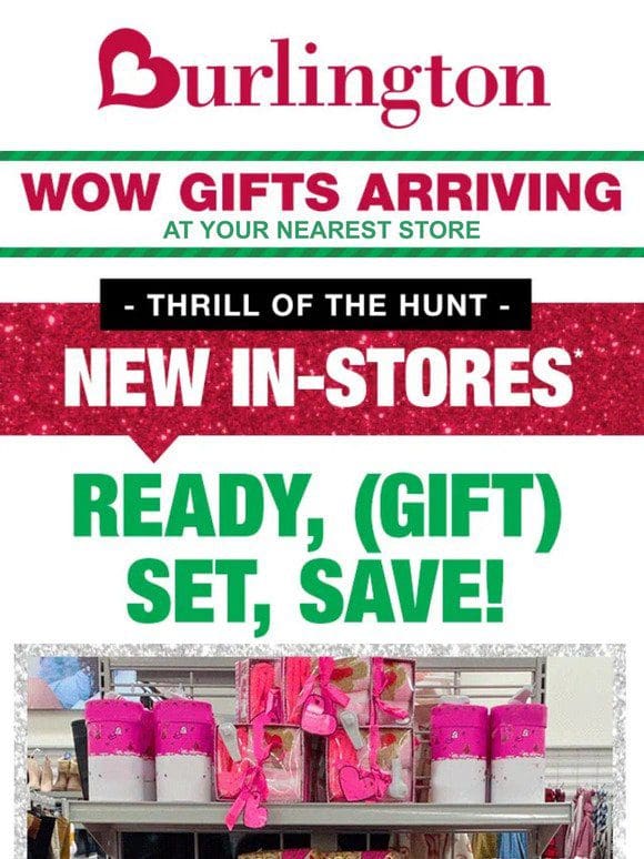 Shop gift sets in-stores NOW!