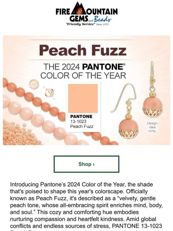 Shop the PANTONE Color of 2024!