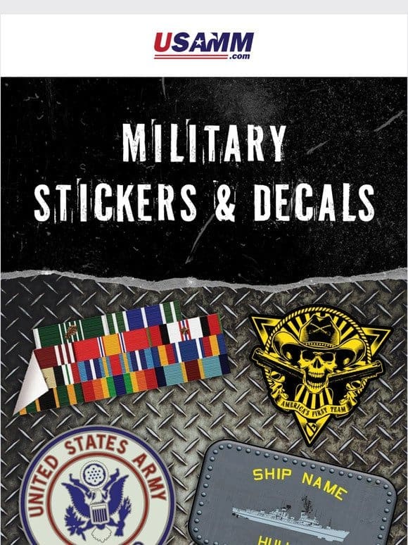 Show your service pride with a sticker