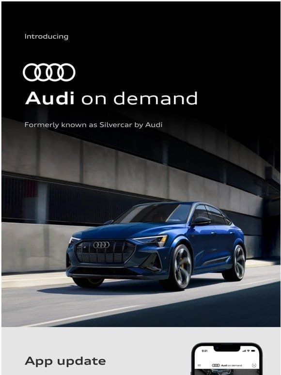 Silvercar is now Audi on demand