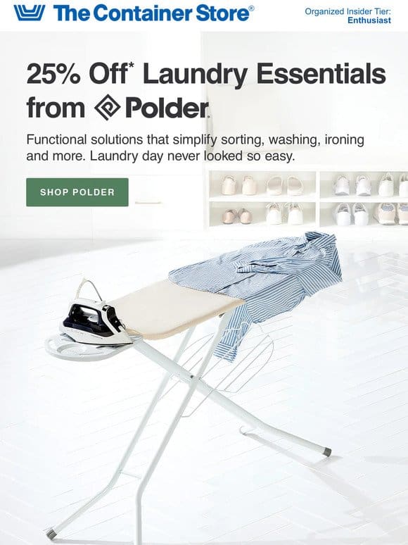 Simplify Laundry Day With Polder