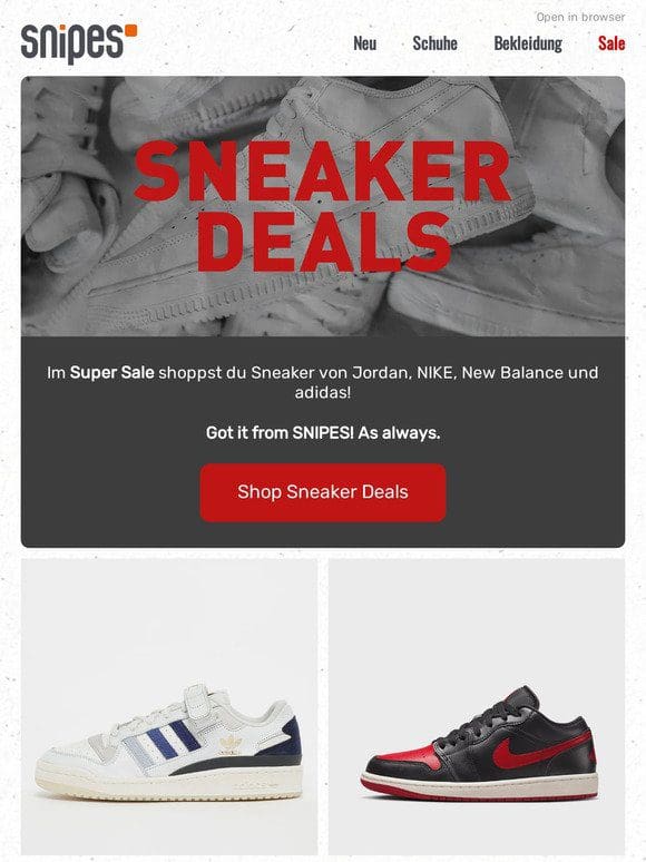 Sneaker Deals im Super Sale!