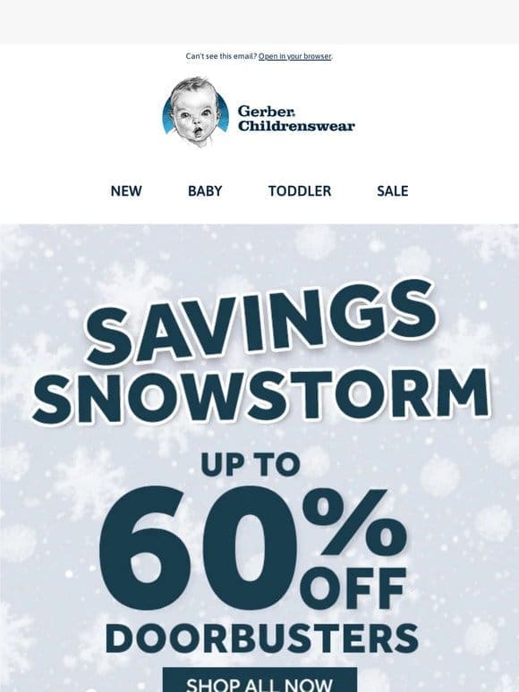 Snow Much Savings ☃️ Deals Up to 60% Off!