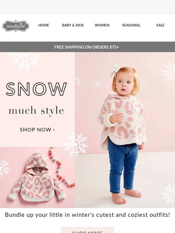 Snow styles for your little❄️