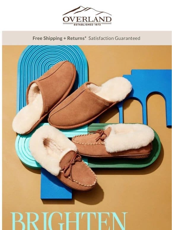 Soft Slippers to Brighten Your Day