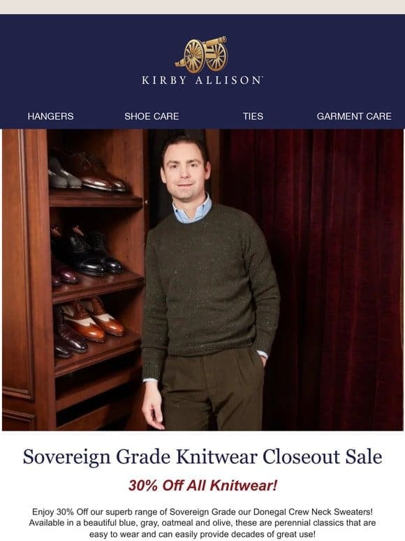 Sovereign Grade Knitwear Closeout Sale