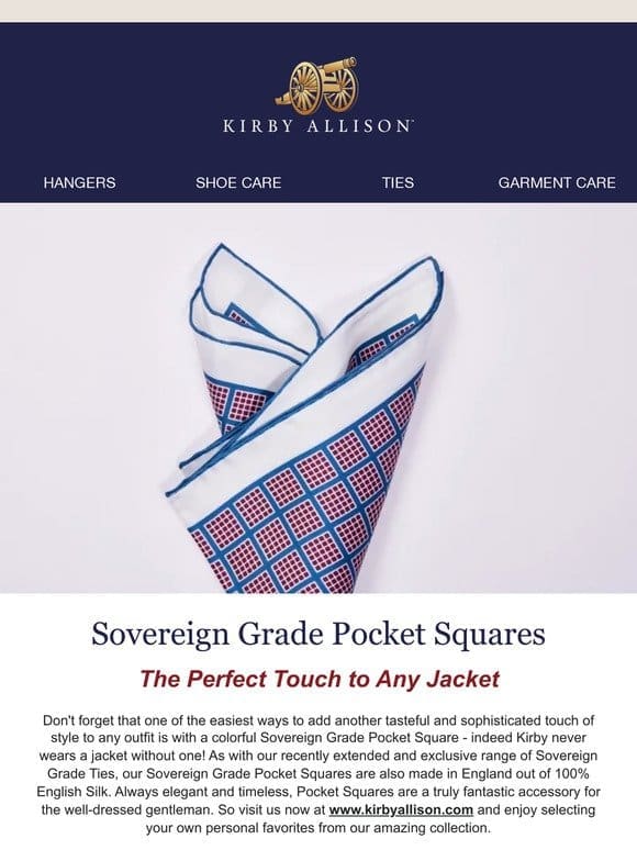 Sovereign Grade Pocket Squares – The Perfect Touch to Any Jacket